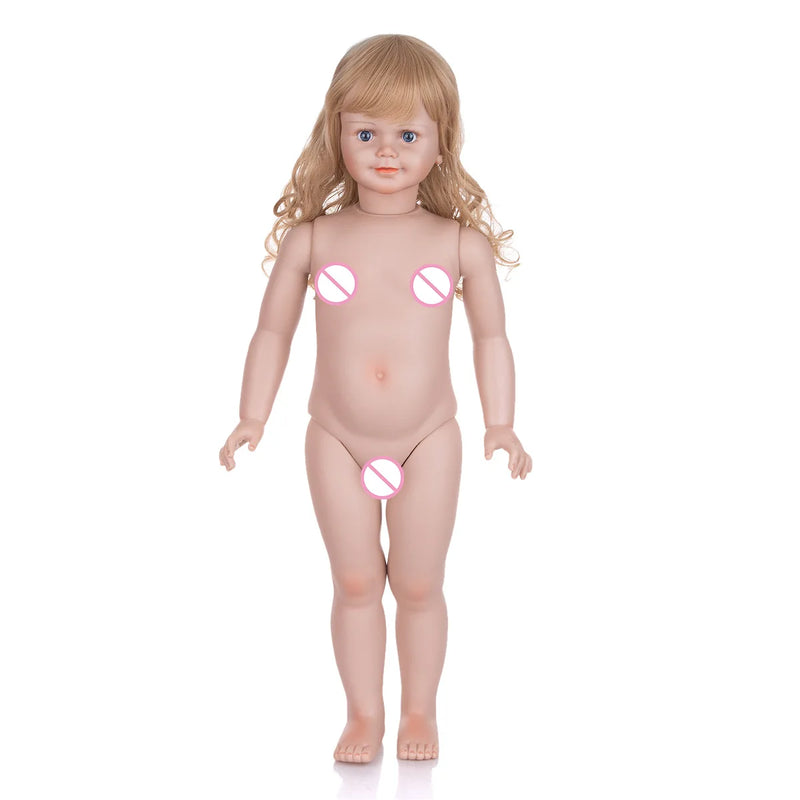 Boneca Reborn Amanda - 83 CM - Corpo todo de Silicone duro