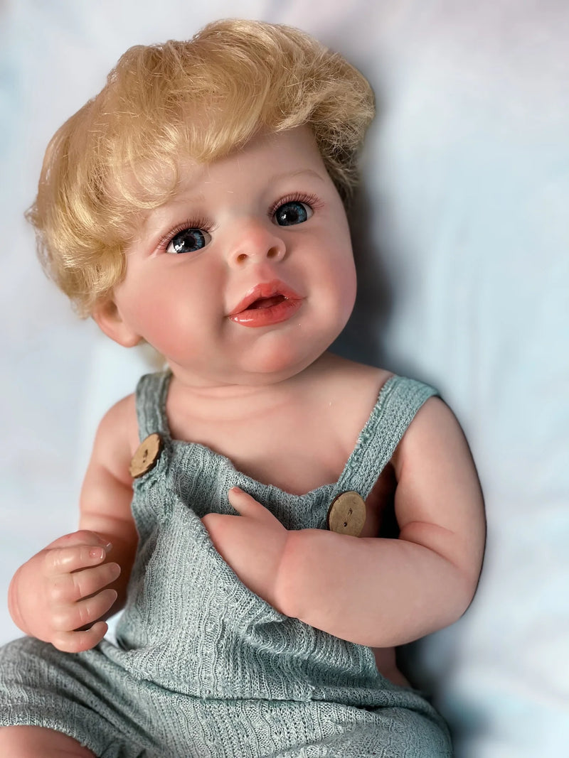 Bebê Reborn Gêmeos Júnia e Júnior - 50 CM - Corpo todo de Silicone