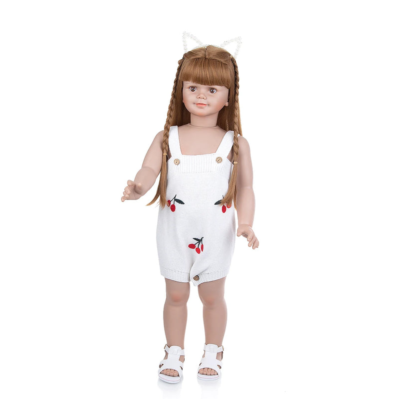 Boneca Reborn Marli - 78 CM - Corpo todo de Silicone duro