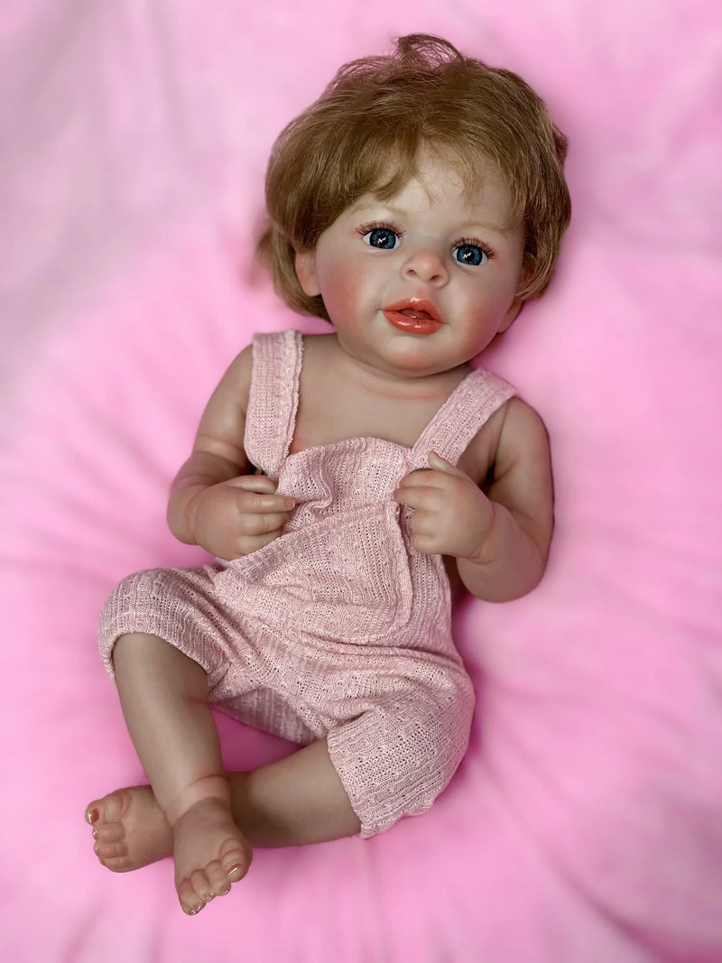 Bebê Reborn Gêmeos Júnia e Júnior - 50 CM - Corpo todo de Silicone