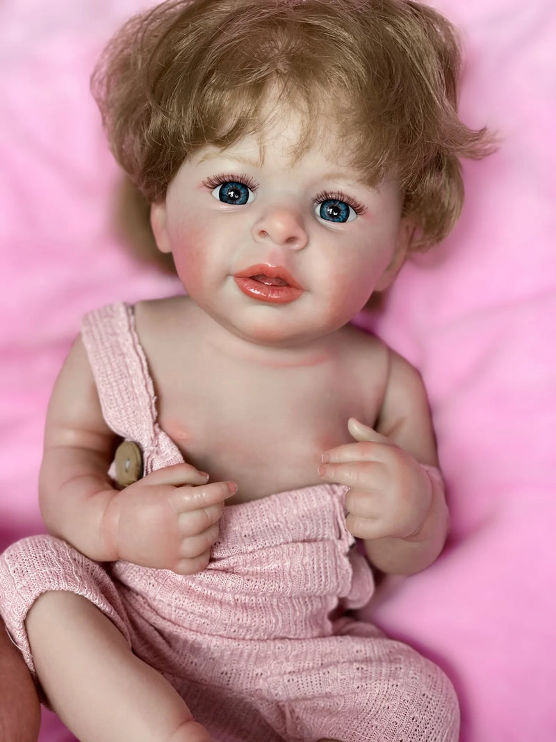 Bebê Reborn Gêmeos Júnia e Júnior - 50 CM - Corpo todo de Silicone