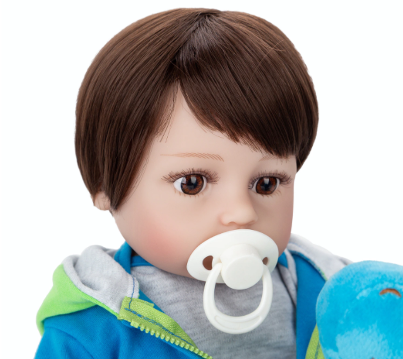 Bebê Reborn David - 48cm - Corpo Todo de Silicone